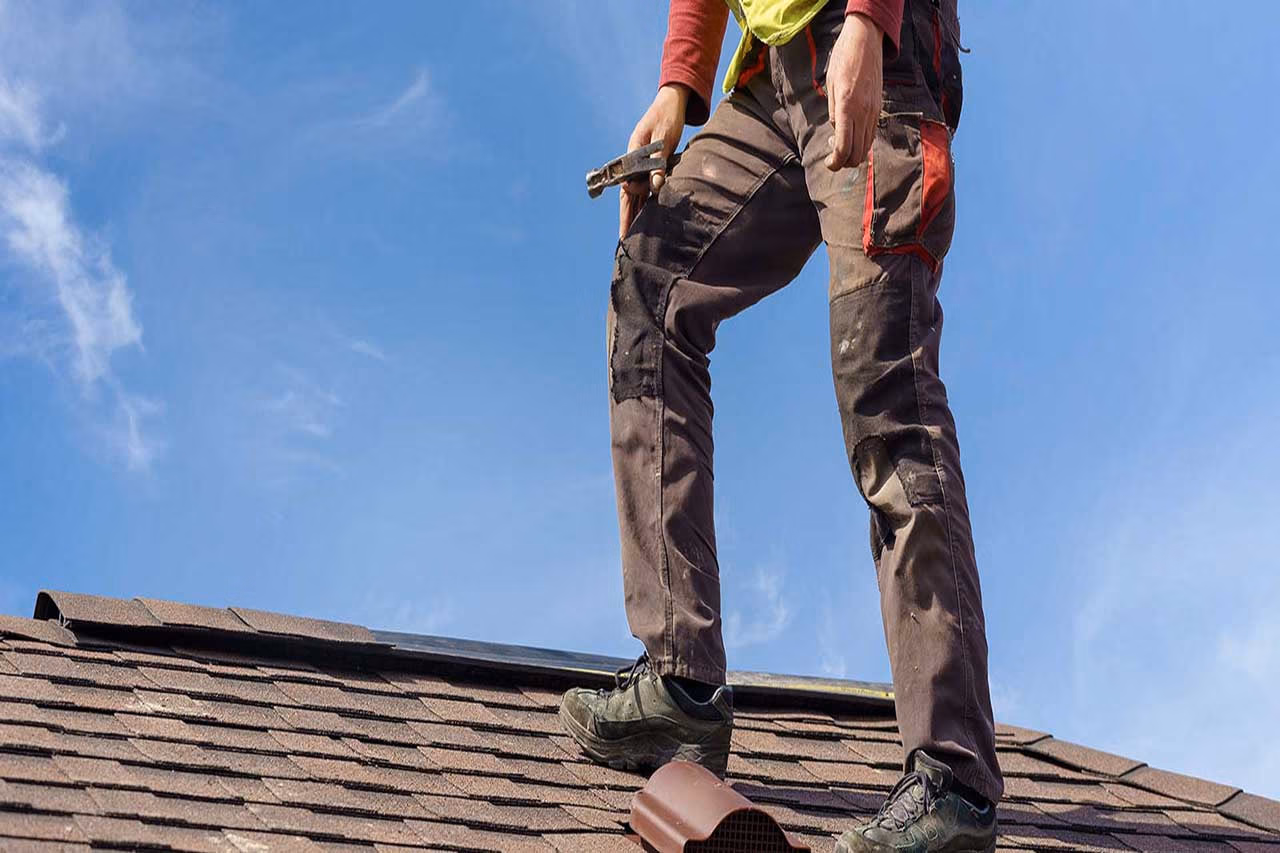 Sacramento Valley Roofing team at work